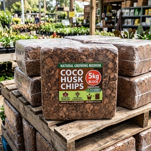 5kg Coco Husk Chips Cocopeat <b>Block</b> Low EC High Expansion <b>Coir</b> Pith Bulk Eco-Friendly pH 5.8-6.8 Hydroponics High Flowers Garden - Product Image 3