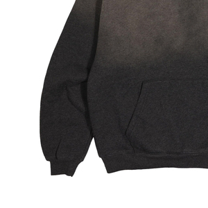 Sweat à capuche délavé effet soleil pour homme – Couleur unique, style rétro, streetwear décontracté - Product Image 4