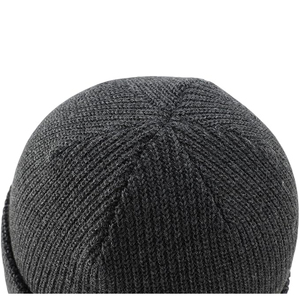 Custom <b>White</b> Rib Knit Beanie Hat Women Men Winter Cuffed <b>Cap</b> Soft Stretch Warm Plain Skull <b>Cap</b> OEM Wholesale - Product Image 4