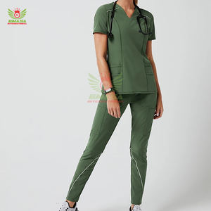 Uniforme Médico de Manga Corta, Material Spandex, Nuevo, Profesional, Cómodo, Fácil de Usar, Uniforme de Hospital de 2 Piezas - Product Image 5