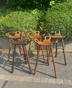 Tabouret de bar au meilleur prix - Tabouret de bar au design minimaliste et luxueux, structure solide - Pour comptoir de salle à manger - Fabriqué en Inde - Product Image 1