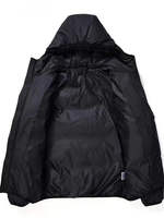 Nouvelle conception, vente chaude, veste d'hiver matelassée pour homme, chaude, légère, de style oversize, pour l'extérieur, en duvet