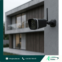 Sistem CCTV Sudex GSC Indoor Outdoor Definisi Tinggi Perlengkapan Keamanan Rumah Pintar Layar 7" Colokan US EU Pemantauan Jarak Jauh Mudah IP66