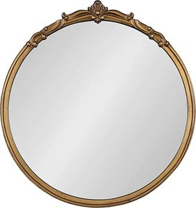 The Metal Wave Contemporary <b>Antique</b> Brass One-Eyed Round <b>Wall</b> <b>Mirror</b> 6mm Thick Handmade Elegant Modern Style Wedding Decoration - Product Image 6