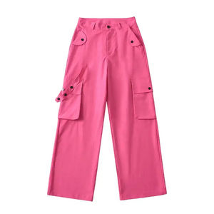 Pantalon cargo évasé coupe-vent pour femmes dans un style unique Plus Size Nouvelle arrivée Pantalon jean pour femmes à bas prix - Product Image 1