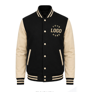 High Quality Custom Logo <b>Men</b> Fashion Varsity <b>Jacket</b> Casual Winter Wear Slim Fit <b>Bomber</b> Baseball Varsity <b>Jacket</b> For <b>Men</b> - Product Image 1