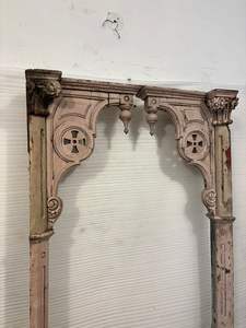 Grand miroir mural de luxe en bois sculpté, moderne, en plastique, pleine longueur, pour dressing, à suspendre, style antique, pour salon - Product Image 5