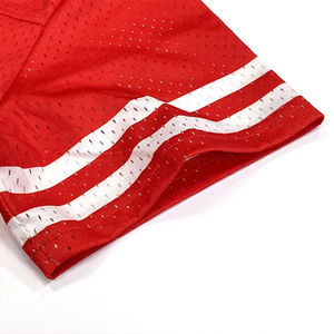 T-shirt pour homme personnalisé, respirant, à manches courtes, style streetwear, style vintage américain, en maille de baseball, coupe ample - Product Image 4