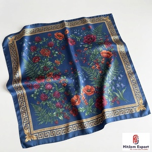 Bufanda Estampada Personalizada de Alta Calidad, Tejido Ligero, Marca Privada, Fabricante Textil OEM ODM, Productos de Tela Personalizados de Bali al por Mayor - Product Image 4