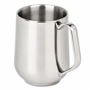 Mug de camping en acier inoxydable à paroi simple avec poignée métallique, durable, léger, tasse à café de voyage pour l'extérieur, gobelet personnalisé avec logo - Product Image 5