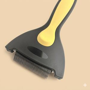 Herramienta para Eliminar el Pelo Suelto de Gatos con Dientes Ajustables de Acero Inoxidable - Elimina el 95% del Pelo Suelto, Peine de Diseño Simple para el Cuidado de Mascotas - Product Image 1