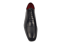 Chaussures habillées noires Oxford à lacets pour hommes, bout rond, couleur unie, pour le bureau et la carrière, semelle extérieure en caoutchouc antidérapante