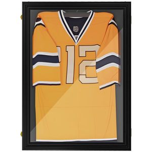 "24x32" Square UV-Resistant Jersey <b>Shadow</b> <b>Box</b> Frame MDF 2 Key Hanger Home Decor & Picture Display" - Product Image 1