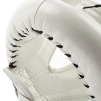 Fabrication en usine de casques de boxe en cuir durables sur mesure, respirants, avec impression de logo personnalisé, pour MMA et kick-boxing