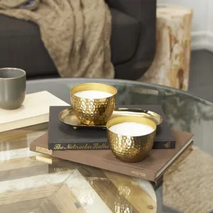 Fabricant OEM/ODM de bougeoirs décoratifs dorés pour collections internationales de produits de décoration intérieure pour Noël et événements religieux - Product Image 6
