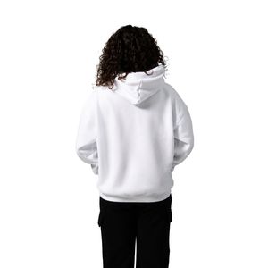 Sweat-shirt à capuche blanc pour femme, manches longues, en molleton, décontracté, pour la gym, les entraînements, vêtements de sport, doux, confortable, pour tous les jours - Product Image 6