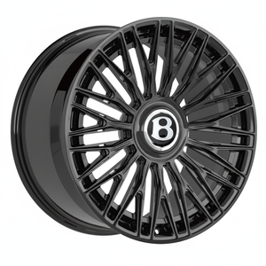 Llantas de aleación ligeras Bentley Flow Formed cóncavas multirradio plateadas mecanizadas de 19, 20, 21, 22, 23, 24 pulgadas - Product Image 3