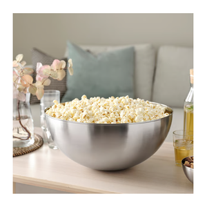 Bol de service en acier inoxydable, fait main, poli, design traditionnel, passe au lave-vaisselle, avec 2 poignées, bol de service pour aliments - Product Image 2