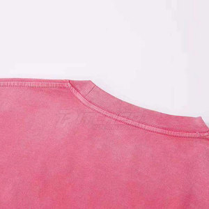 T-Shirt Uomo Effetto Acid Wash Vestibilità Comoda Tessuto Morbido Streetwear di Tendenza Look Quotidiano alla Moda - Product Image 5