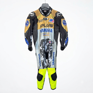 Traje de Carreras Personalizado para Hombre en Cuero Vacuno/Canguro, Mono de Una Pieza con Armadura de Nivel 2 CE, Hecho a Medida, Protección OEM - Product Image 1