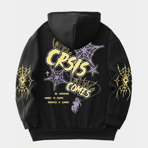 Sudadera con Capucha de Algodón Grueso para Verano, con Logotipo Personalizado, Estilo Urbano, de Primera Calidad - Product Image 2
