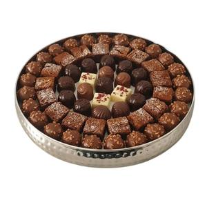 Bol en métal finition cuivre moderne de luxe avec calligraphie arabe pour l'Aïd, le Ramadan, les mariages, les fêtes et les cadeaux de décoration intérieure - Product Image 2