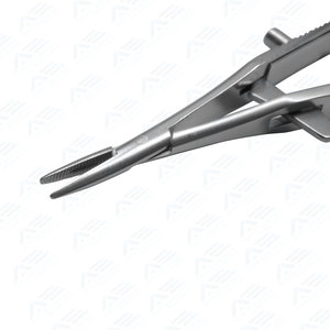 ที่จับเข็มโลหะ เครื่องมือผ่าตัด เครื่องมือแพทย์ ที่จับเข็มแบบตรง คุณภาพสูง ทำจากสแตนเลส - Product Image 5