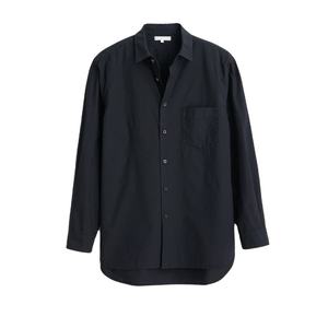 เสื้อเชิ้ตแขนยาวผู้ชาย สีพื้น ปกคอปก ผ้าฝ้ายป๊อปลิน 100% กันยับ ทรงปกติ ใส่ได้ในฤดูใบไม้ร่วง - Product Image 1