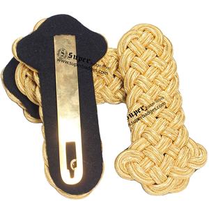 Planches d'épaule de cérémonie Lord Lieutenant avec finition enduite Accessoires de cordon EPAULETTE élégants - Product Image 1