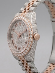 Reloj Mecánico de Lujo con Diamantes Moissanite VVS de Alta Calidad para Hombre, Estilo Hip Hop, Chapado en Oro, Moderno, Nuevo, rolax - Product Image 2