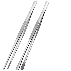 Offre Spéciale : Pince de Chef de Cuisine 2 Pièces en Acier Inoxydable pour Fruits de Mer et Aliments, Pince de Cuisine pour Service et Platelage - Product Image 5