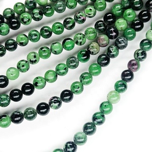 Natural <b>Ruby</b> Zoisite Loose Gemstone Beads Jewelry Making Bead Briolette Wholesale Price Bulk Lakshya Enterprises Rajasthan India - Product Image 3