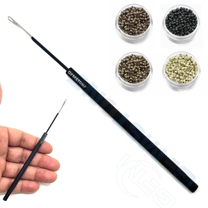 Professional Hair Extension Pulling <b>Hook</b> <b>Tool</b> – 6 Inch Crochet <b>Hook</b> for Micro Ring / Loop Hair Extensions Installation <b>Tool</b> - Product Image 4