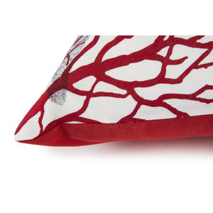 Cuscino Decorativo Excelsa 45x45x16 Cm in Cotone Corallo Multicolore - Product Image 3