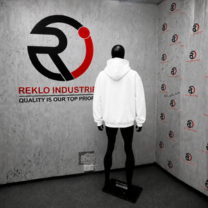 เสื้อฮู้ดดี้สีขาวขนาดใหญ่พิมพ์ลายตัวอักษร Money Stack สไตล์สตรีทแวร์สำหรับผู้ชาย ขายส่งจำนวนมาก - Product Image 4
