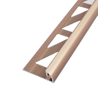 Profilés de garniture de carreaux en aluminium de haute qualité avec découpe CNC personnalisée, finition durable et élégante pour sols et murs