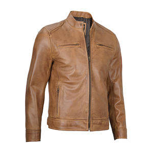 Chaqueta de cuero, color personalizable, talla personalizable, estilo urbano, producto de alta calidad, piel de vaca, cuero suave - Product Image 6