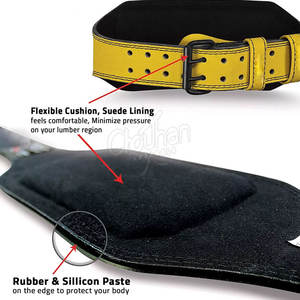 Ceinture de musculation en cuir à prix abordable, modèle 2026, haute qualité, best-seller, fabriquée au Pakistan - Product Image 4