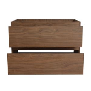 30-Inch <b>Wall</b> <b>Mounted</b> Bathroom Vanity with <b>Cabinet</b> Body Model BVB01930BNO 2 - Product Image 6