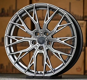 Yq dòng chảy rim jantes 18 * 8j 5x112 5x114.3 5x120 5x108 siêu đen lõm xe bánh xe cho Audi BMW Benz TOYOTA Kia Nissan - Product Image 5