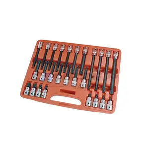 TAIWAN CALIBRE 1/2" Dr Extra Long and Short Bit Socket Set