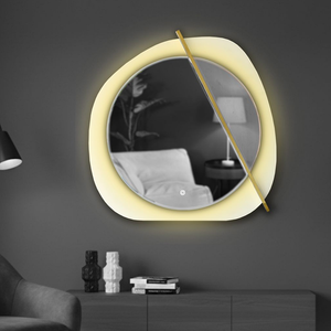 Mejore la presentación culinaria de sus platos con este exquisito espejo, maestrosamente fabricado con acero inoxidable PVD de primera calidad. - Product Image 1