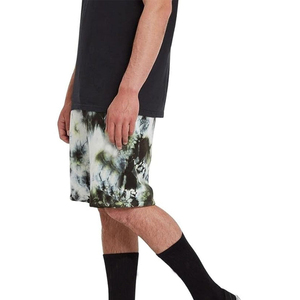 Pantalones Cortos Casuales de Hombre de Poliéster Tejido Transpirable de Secado Rápido con Cierre Elástico en la Cintura Media y Diseño Liso Frontal Estilo Urbano - Product Image 2