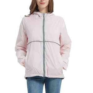 Custom Eco Friendly Anti Bacterial Regular <b>Size</b> Lightweight Quick Dry Breathable Polyester Nylon <b>Rain</b> <b>Jacket</b> For Unisex - Product Image 4