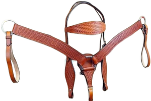 Nouvelle Arrivée 2026 : Têtière Western en Cuir Perlée avec Tête de Cheval – Têtière Western Intelligente au Meilleur Prix - Product Image 6