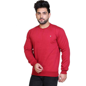 Vente en gros de sweat-shirt 100% coton pour hommes taille personnalisée col rond avec logo brodé pour l'hiver - Product Image 5