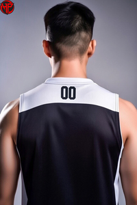 บริการ OEM ขายส่งชุดกีฬาวอลเลย์บอลสำหรับผู้ชาย ชุดวอลเลย์บอลแบบไม่มีแขนพิมพ์โลโก้ตามสั่ง พร้อมขั้นต่ำในการสั่งซื้อน้อย - Product Image 4