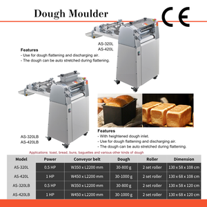 Machine à façonner la pâte à pain pour restaurant, machine à façonner les baguettes françaises, machine à pâte électrique, équipement de boulangerie - Product Image 2