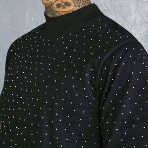 เสื้อยืดคอกลมแขนสั้นผู้ชายไซส์ใหญ่ลายพิมพ์สไตล์สตรีทแวร์ลำลอง ผ้าฝ้าย ระบายอากาศได้ดี เหมาะสำหรับกิจกรรมกลางแจ้ง รับผลิตตามสั่ง ขายส่ง - Product Image 5