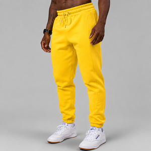 Men's Sweatpants Heavyweight Fleece <b>Jogger</b> Pants with <b>Wide</b> <b>Leg</b> Relaxed Fit for Modern Casual Streetwear - Product Image 6